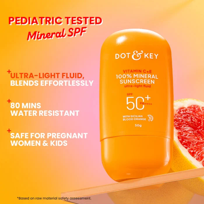 Dot and Key Vitamin C + E Super Bright Sunscreen SPF 50+ PA++++ 50g