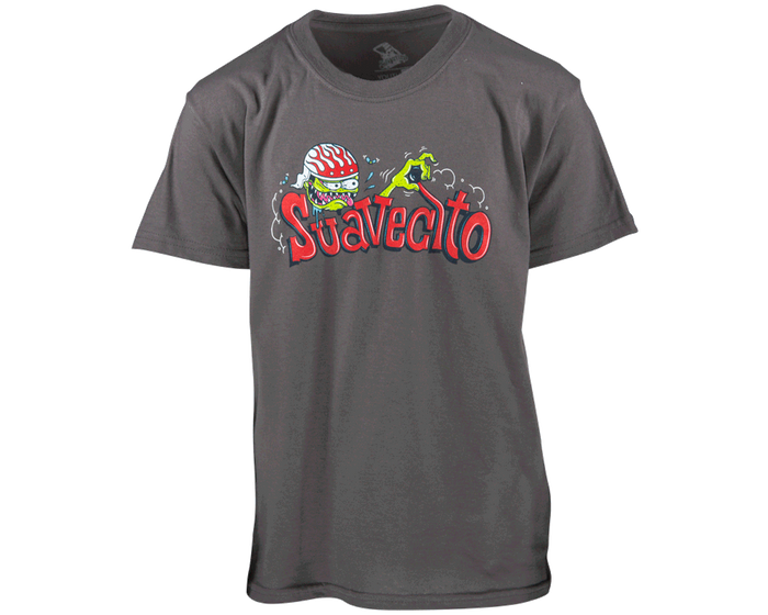 Suavecito Drag Nut Kid's Charcoal Tee - Front