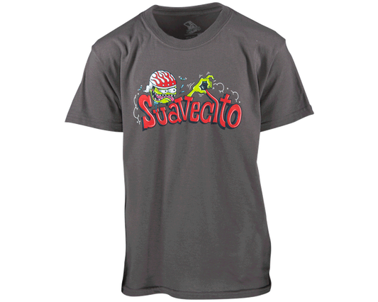 Suavecito Drag Nut Kid's Charcoal Tee - Front