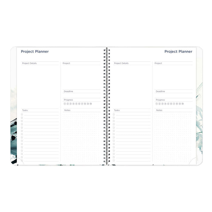 Dramatic Floral Monthly Planner, 2027, 14 Months C701G.01-27 Blueline