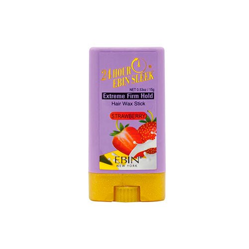 Ebin New York 24 hours Edge Tamer Sleek Hair Wax Stick Extreme Firm Hold 0.53oz - ikatehouse