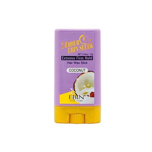Ebin New York 24 hours Edge Tamer Sleek Hair Wax Stick Extreme Firm Hold 0.53oz - ikatehouse
