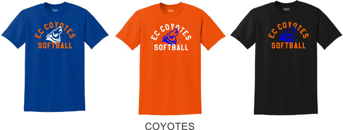 EC Coyotes Basic Tee- Matte or Glitter