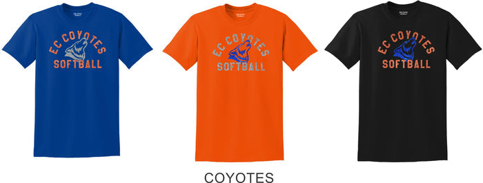 EC Coyotes Basic Tee- Matte or Glitter