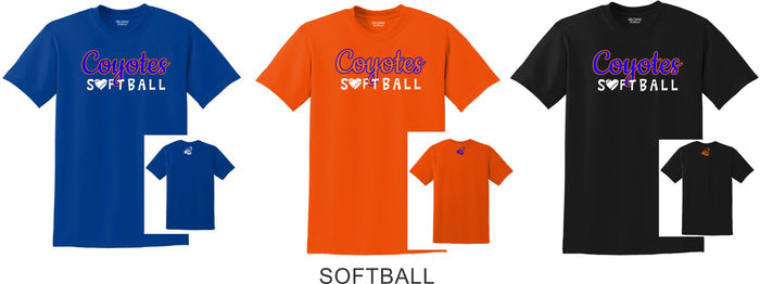 EC Coyotes Basic Tee- Matte or Glitter