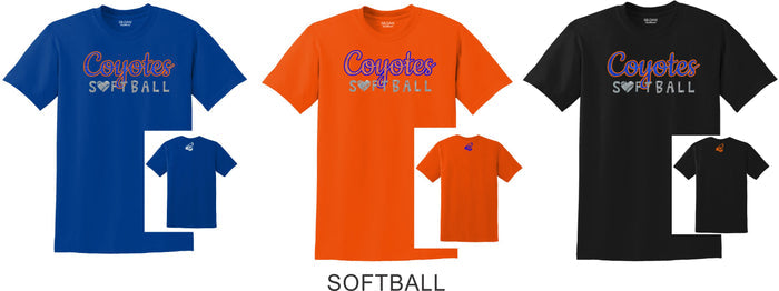 EC Coyotes Basic Tee- Matte or Glitter