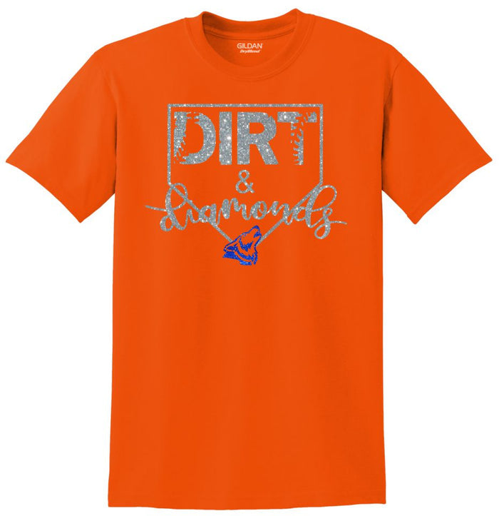 EC Coyotes Diamonds Tee- Matte or Glitter