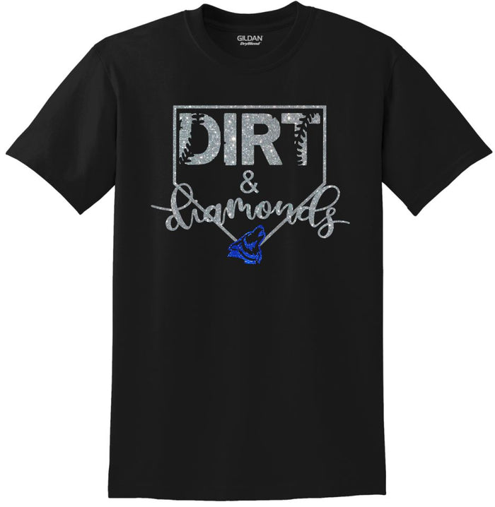 EC Coyotes Diamonds Tee- Matte or Glitter
