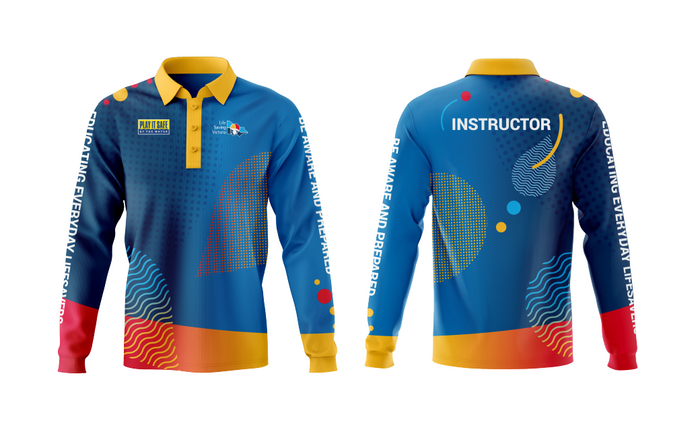 Education Long Sleeve Sublimated Polo - Women's Fit