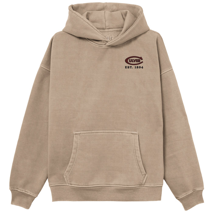 Ember Pigment Dyed Oversized Hoodie- Beige