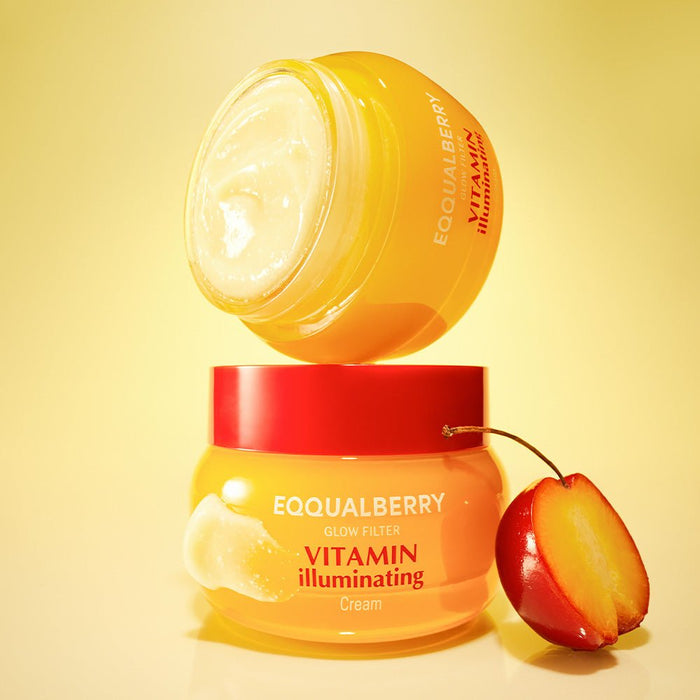 Eqqualberry Vitamin illuminating Cream 30ml كريم إيكوالبيري المضيء بالفيتامينات - Princess Cosmetics Qatar