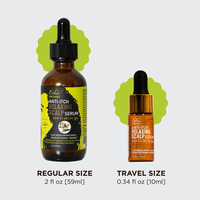 Esha Natural Anti-Itch Relaxing Scalp Serum Coconut & Rosemary - ikatehouse
