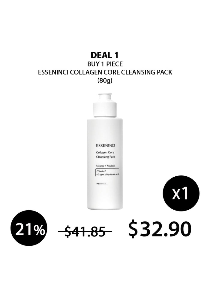 (BUY 1) ESSENINCI COLLAGEN CORE CLEANSING PACK