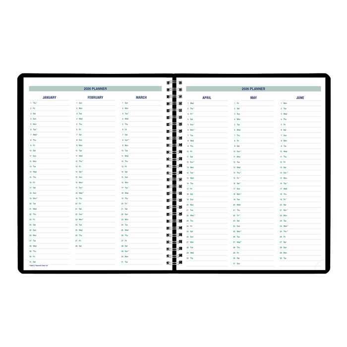 Blueline Essential Plan & Link™ Weekly Planner, Black, 2026 C5950.81T-26