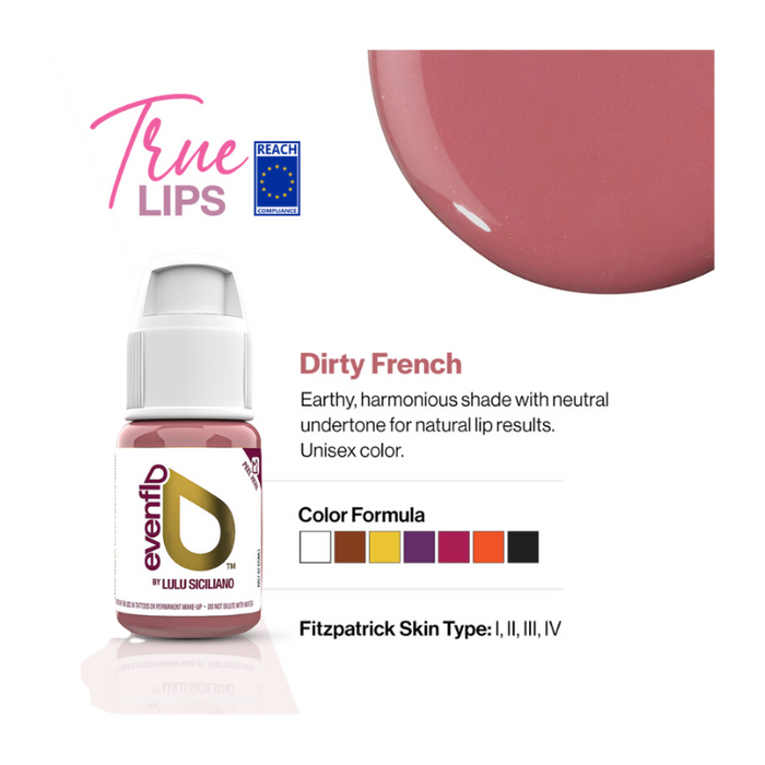Evenflo - Lip Pigments - TRUE LIPS Set (6 x 15ml)