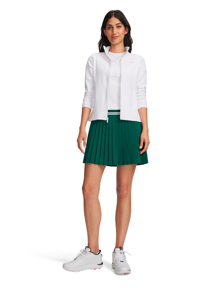 Falda UA Drive Pleated Skort verde para mujer
