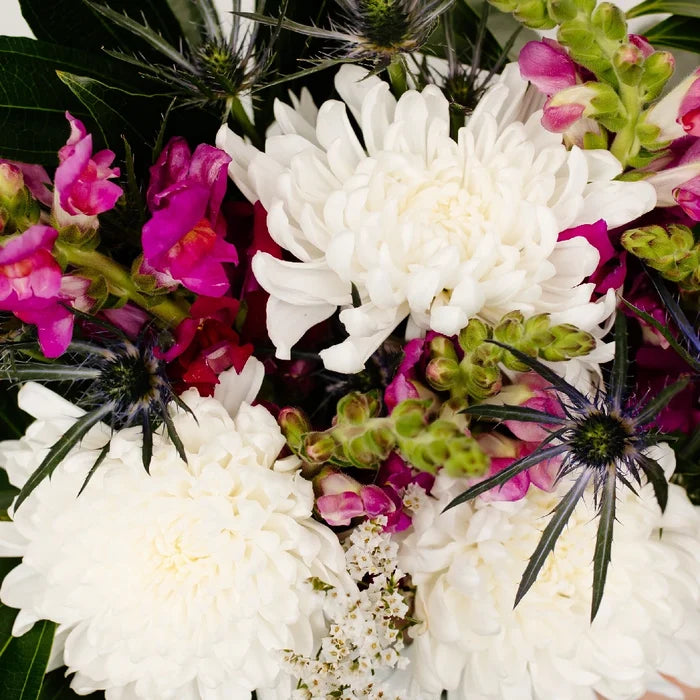 Farmhouse Style Flower Bouquet Hand - Image