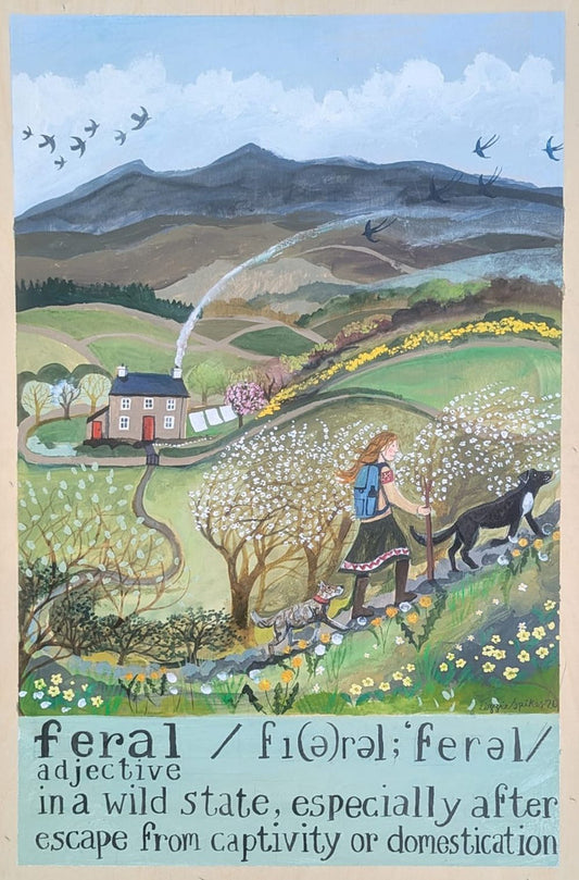 'Feral' Poster by Lizzie Spikes