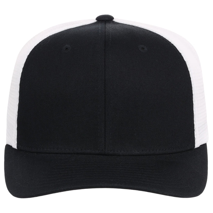 Flexfit Blank 110 Trucker - Black/White