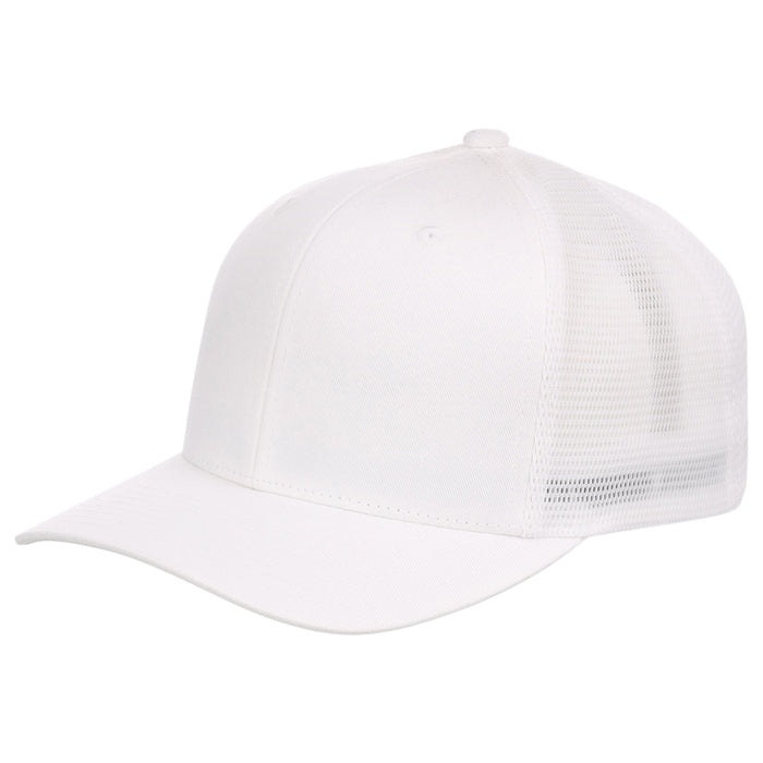 Flexfit Blank 110 Trucker Cap - White