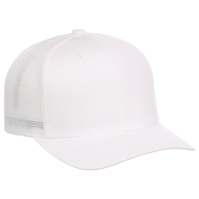 Flexfit Blank 110 Trucker Cap - White