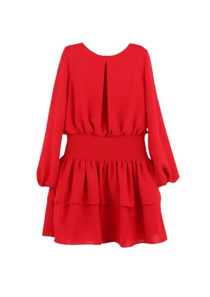Gabby Amelia Dress-Red