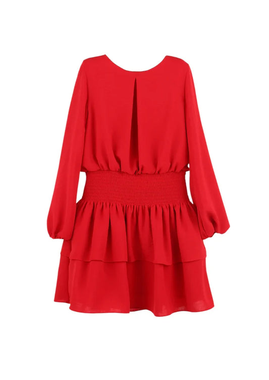 Gabby Amelia Dress-Red