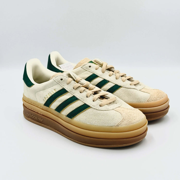 Adidas Gazelle Bold Magic Beige Collegiate Green  SA Sneakers