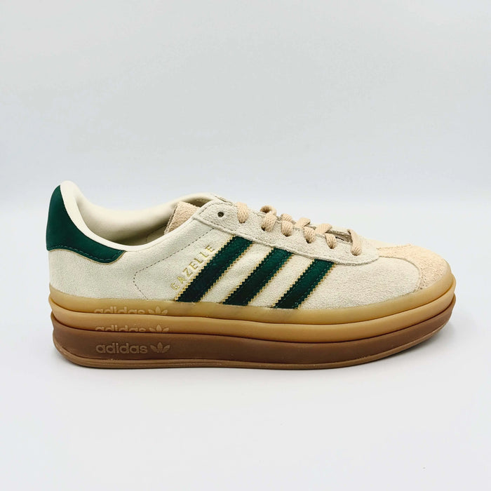 Adidas Gazelle Bold Magic Beige Collegiate Green  SA Sneakers