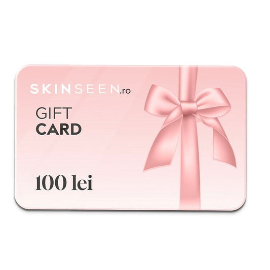 GIFT CARD 100 - Card Cadou In Valoare De 100 De Lei - skinseen.ro