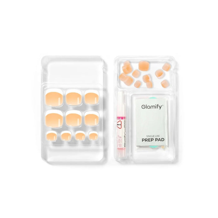 Glamify Timeless Toe Nails [Soft Nude] #NTTN04