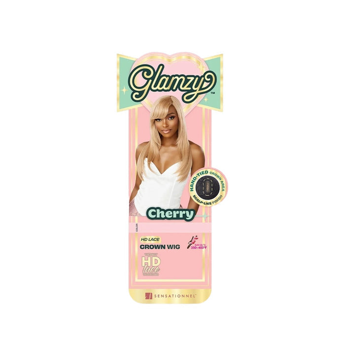 Glamzy Lace Crown Full Wig Cherry 22"