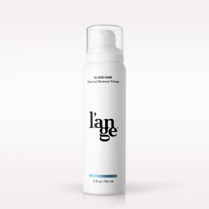 L’ange Glass Hair Thermal Blowout Primer on a blank background