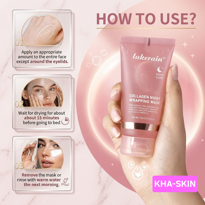 Glow Night Wrapping Mask – Revitalize Your Skin with Collagen & Turmeric