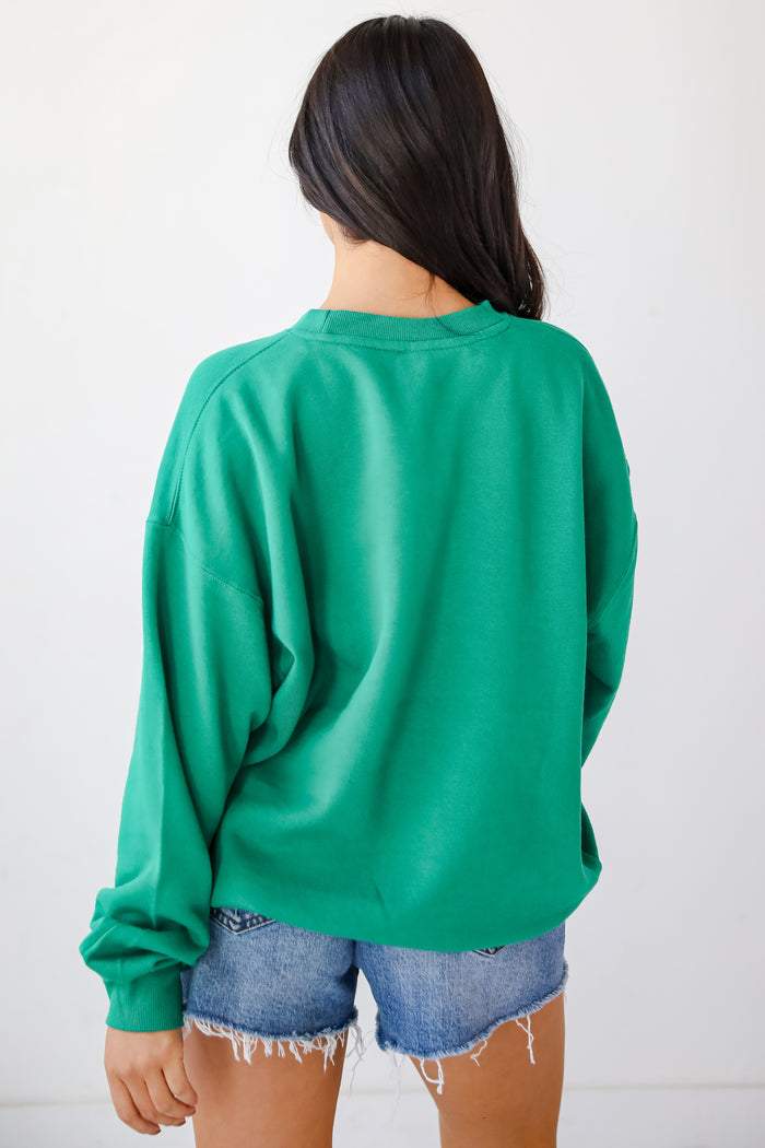 Green Savannah Georgia Block Letter Sweatshirt