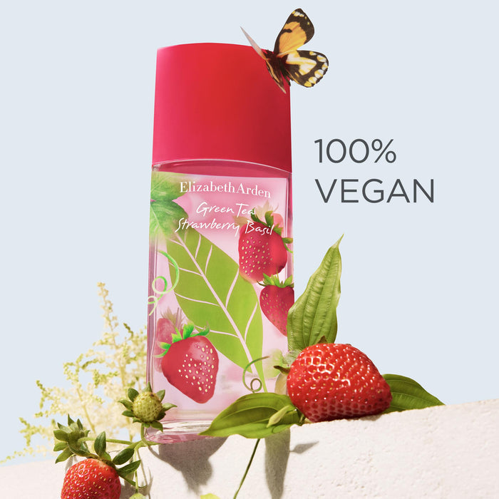 Green Tea Strawberry Basil Eau De Toilette is 100% Vegan.