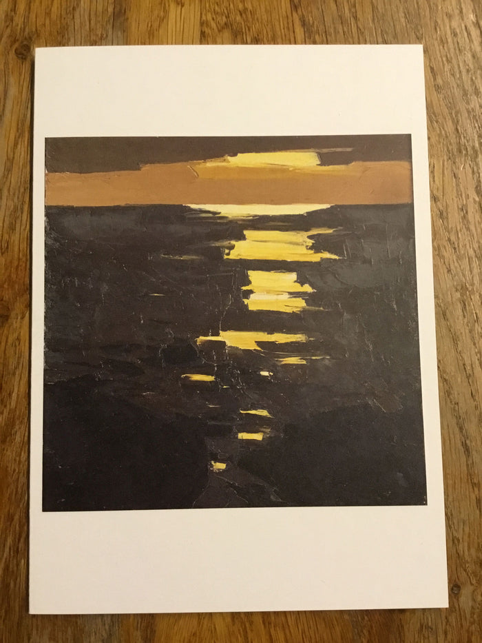 Greetings Card 'Coastal Sunset' (Image 1) by Sir Kyffin Williams