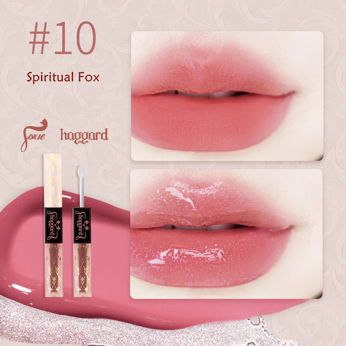HAGGARD Emo Monster Collection Shimmer Matte & Mirror Lip Glaze T4301
