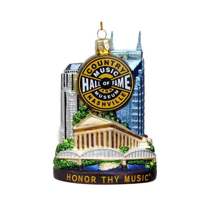 Hall of Fame Blown Glass Ornament