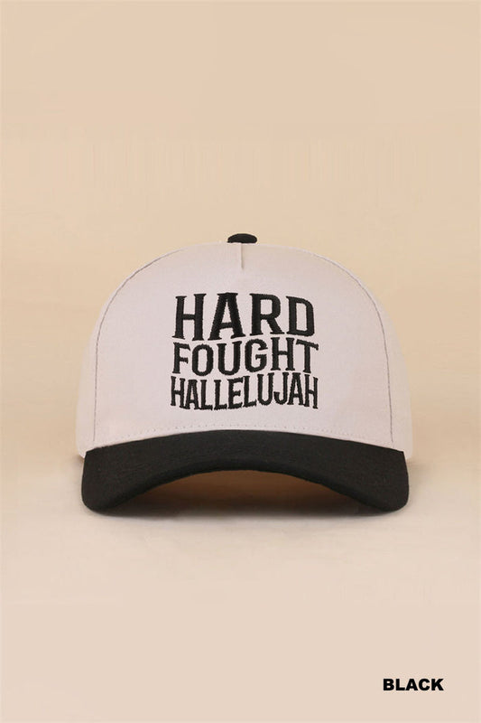 Hard Fought Hallelujah Hat-Black