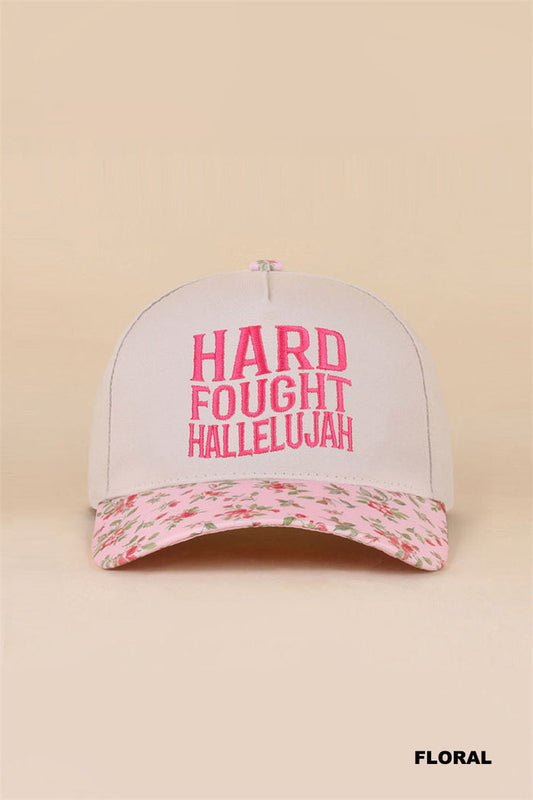 Hard Fought Hallelujah Hat-Floral