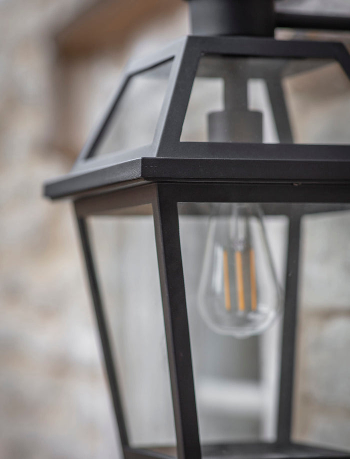 Harrow Wall Light Black