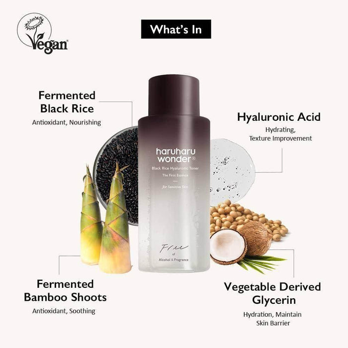 haruharu wonder - Black Rice Hyaluronic Toner Fragrance Free