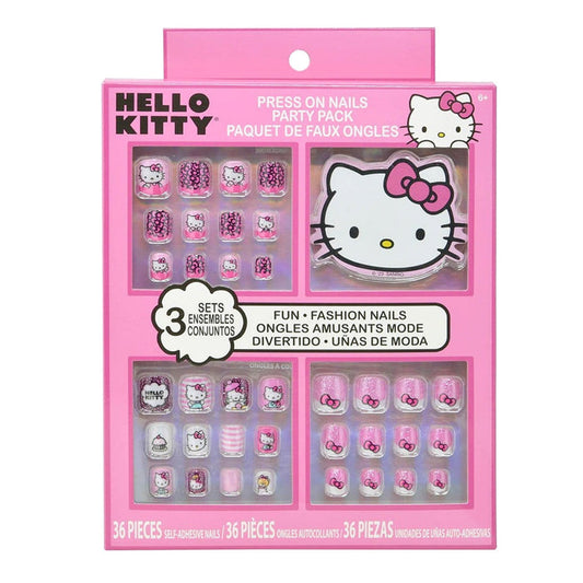 Hello Kitty Press On Nails with File 36pk - ikatehouse