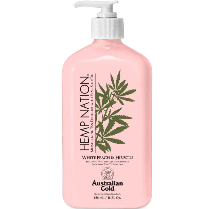 Hemp Nation White Peach and Hibiscus Tan Extender