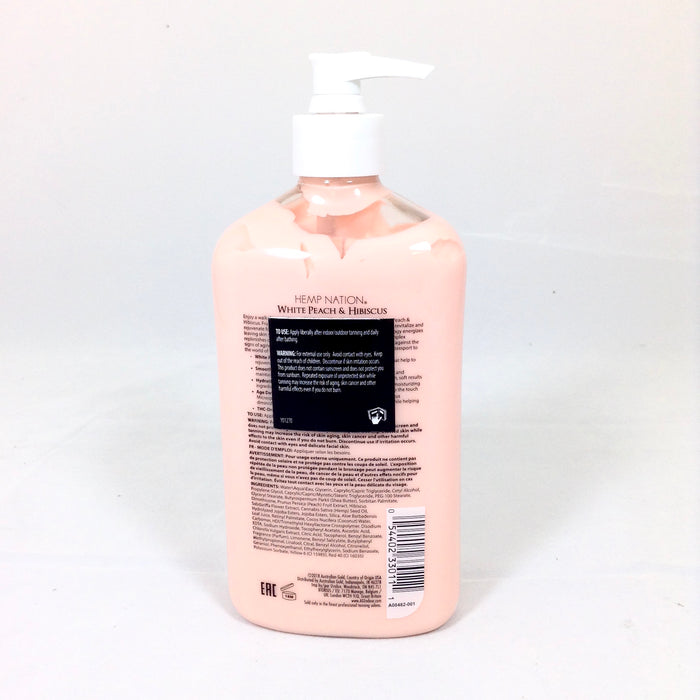 Hemp Nation White Peach and Hibiscus Tan Extender
