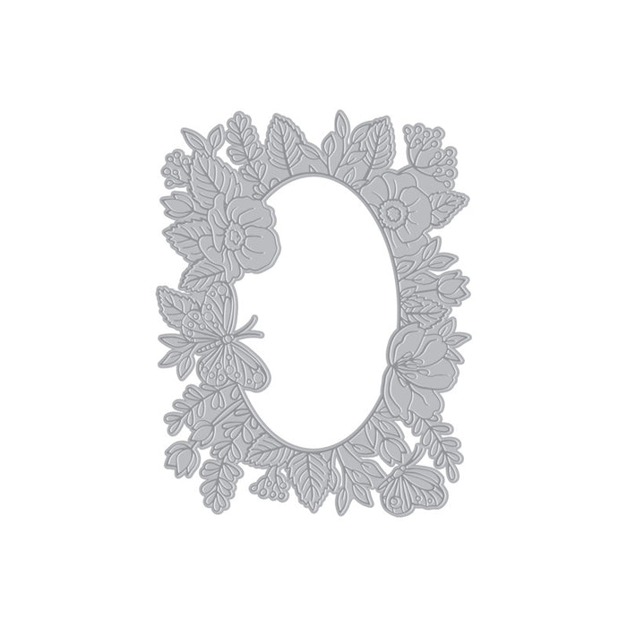 Hero Arts - Letterpress + Foil Plate - Floral Frame. Available at Embellish Away located in Bowmanville Ontario Canada.