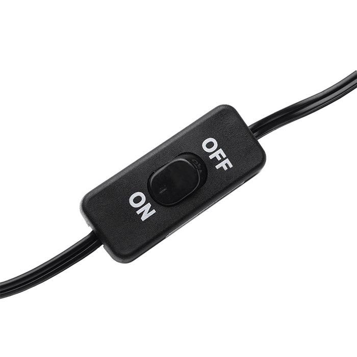 ANNIE electric straightening hot comb black inline on off switch on power cord close up