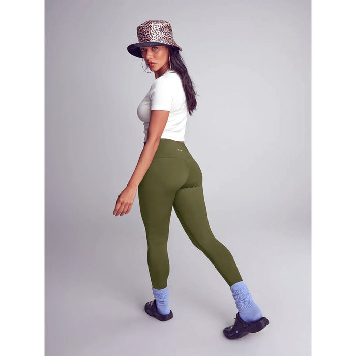 High Waist Leggings [Olive] #Fh513