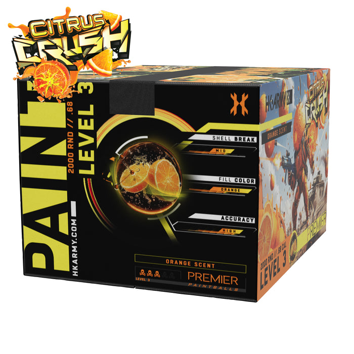 HK Army Citrus Crush Scented Paintballs - Premier Orange Fill
